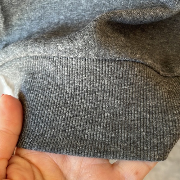 GREY STATE women’s eco friendly V sweatshirt / Terry inside relaxed fit gray M - Picture 7 of 12